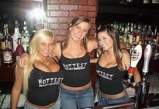 naked bartender babes
