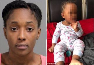 of her 1-year-old child smoking marijuana.