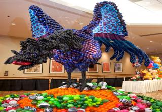 Amazing sculptures made from balloons at the 2014 World Balloon Convention in Denver, Colorado.