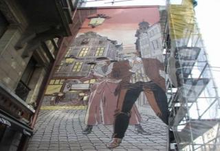 graffiti from Belgium, inspired by vintage comic books