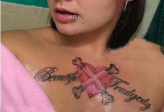 You might want to double check the spelling of the permanent ink embedded under your skin.