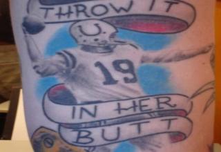 These tattoos won't leave any question over who are the biggest NFL fans