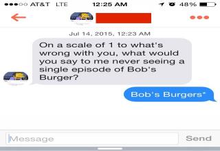 The funniest instances of grammar being corrected in Tinder conversations.