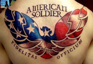 America themed tatoos...THESE COLORS DON'T RUN!