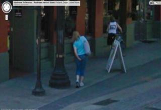 It's just amazing the crazy things Googles cameras catch...