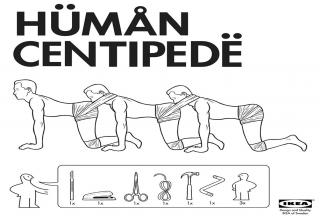 Everyone knows how simple IKEAs instructions are, or at least how simple they look a missing step or screw can confound the whole process. Illustrator and cartoonist Ed Harrington plays on this with his funny collection of illustrations depicting instructions to make your very own movie monsters drawn with typical IKEA-style minimalistic clarity.