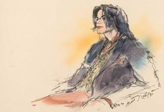 From O.J. Simpson to Michael Jackson, These Are Some Of The Most Famous Courtroom Sketches From Trials Held  In U.S Courtrooms...