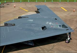 The B-2 is a low-observable, strategic, long-range, heavy bomber capable of penetrating sophisticated and dense air-defence shields. It is capable of all-altitude attack missions up to 50,000ft, with a range of more than 6,000nm unrefuelled and over 10,000nm with one refuelling, giving it the ability to fly to any point in the world within hours.