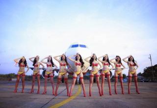 VietJet Air was the first privately owned new-age airline to be established in Vietnam and they organized an in-flight bikini show to celebrate its maiden flight to the tourist hub of Nha Trang. They were fined by the Vietnam aviation authority for $960 for doing this without gaining permission. But the company doesn't really care as this trick mak