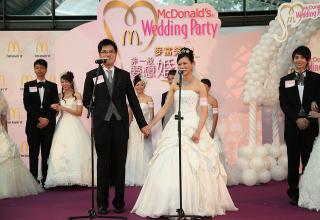McDonalds Is Starting To Offer Wedding Packages As Low As 2000 Dollars.  Comes With A Chicken Nugget Cake And A Balloon Wedding Dress If You Choose To Wear It.