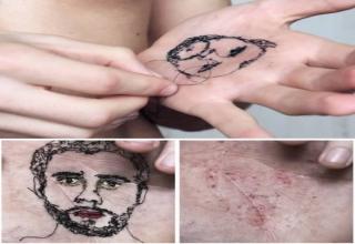 Very unusual works of art using the body as a canvas