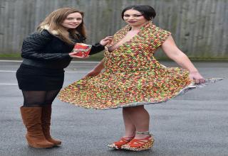 Bizarre Dress She Made