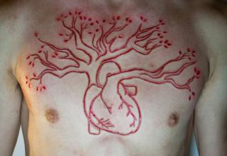 Scarification is an ancient ritual from Africa that's now been westernized as an alternative to tattoos.