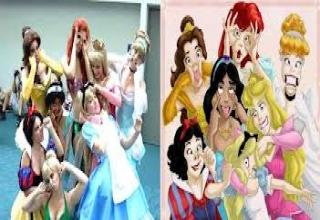Disney princesses in different ways