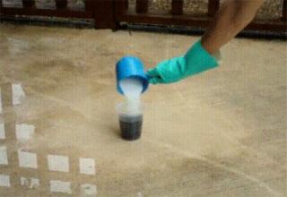 caesium reaction with water