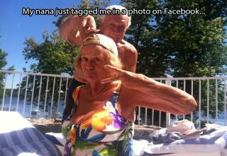Some of the funniest moments from grandparents to be captured on social media.