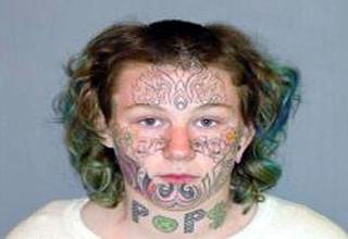Top 29 of the worst facial tattoos of 2014. Begs the question, why do that to your face in the first place retard. BTW all of these people are interestingly enough Americans, what does that say?