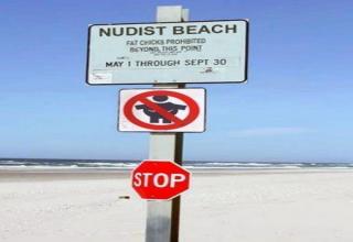 21 Of the craziest beach signs you have never seen.