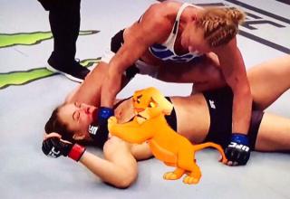 Ronda got knocked out and the internet is having a blast with it.
