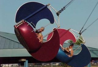 Remember when going to the mall meant little coin operated rides for a dime or quarter? When carnivals had rides that probably risked your life every time you rode them? Here's to the good ole days (we survived). Here are some you may recognize from the earlier years (50s-80s, I think). Some look like death traps!