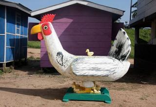 Unique coffins from Ghana where it is believed the better or more fancy a coffin is has a direct relation to the luck and prosperity of the living family.