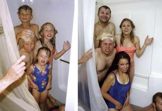 Family photos recreated with amazing detail