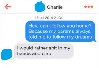 You've seen the smoothest Tinder pickup lines, now it's time for the other 99%