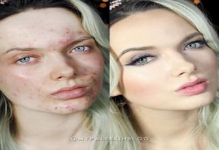 Em chose to stand up to the online bullies by showing her true self without make-up on