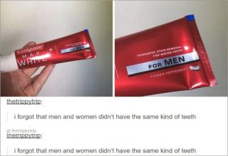 According to so many products that exist in our stores, men seem to have a delicate relationship with people’s perception of their own toughness.