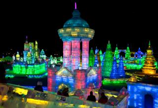 Awesome images from China's Harbin International Ice And Snow Festival. 