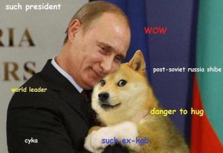 Russia just made it illegal to publish meme's that portray a public figure in any way that is unlike them. But we can still publish them all we want...