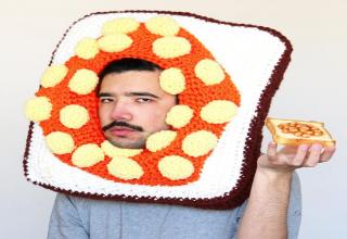 A guy googled "food hat" but he found more than he expected... he found his new hero.