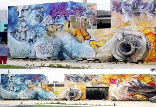 Pichi and Avo prove graffiti doesn't have to be doodles or who f*ked whose mother.