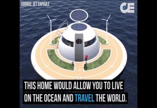 A floating UFO house... SHUT UP AND TAKE MY MONEY!