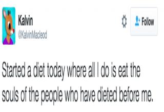 "I still believe the diet I started yesterday will get me in shape for December 31."