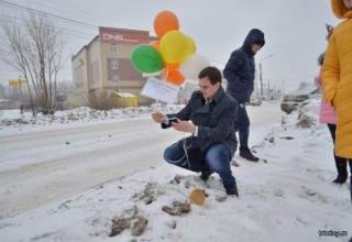 The Russian way of dealing with potholes.
