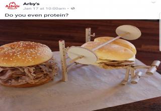 Some of Arby's many creative Facebook posts...