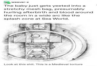 A centrifuge that yeets the baby out of you? Is this crazy or what?