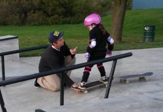 This little girl's mom hesitantly decided to let her little girl skate at the park around the bigger boys. What one of them did will make your jaw drop