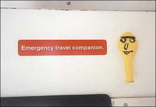 The tubes in UK are struggling with pranksters remaking the signs used for informing passengers.
