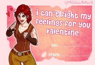 Give your crush the appropriate card to match your character.
