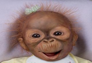 real monkey doll