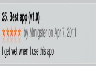 Funny, weird, strange, or just plain stupid Apple App comments.