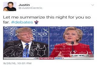 As someone who didn't watch the debate last night, I feel well informed of how it all went down.