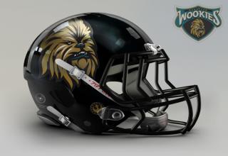 Artist <a href="http://www.behance.net/JohnRaya" target="_blank">John Raya</a> designed team logos and helmets for the NFL in a galaxy far far away.