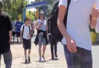 Girl Farts Near People in Public - Video | eBaum's World