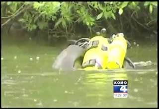 Girls Crash into Lake following Bad GPS directions