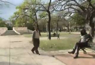 Spectacles Man Only Job Is To Place Glasses On John Lennon Statue For Tourist In Cuba