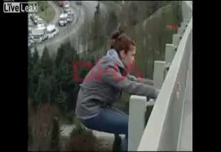 woman jumps off bridge 2021